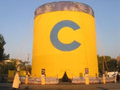 Ambient Marketing - Una Crociera Costa al centro di Roma