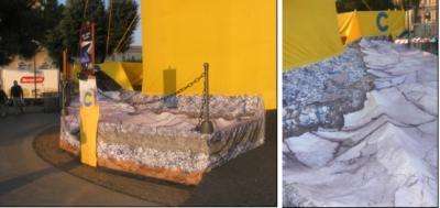 Ambient Marketing - Una Crociera Costa al centro di Roma