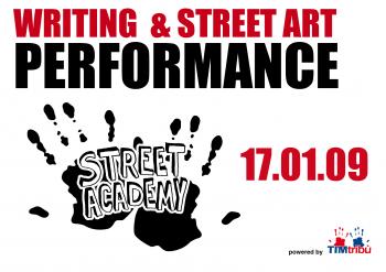 Writing & Street Art Performance