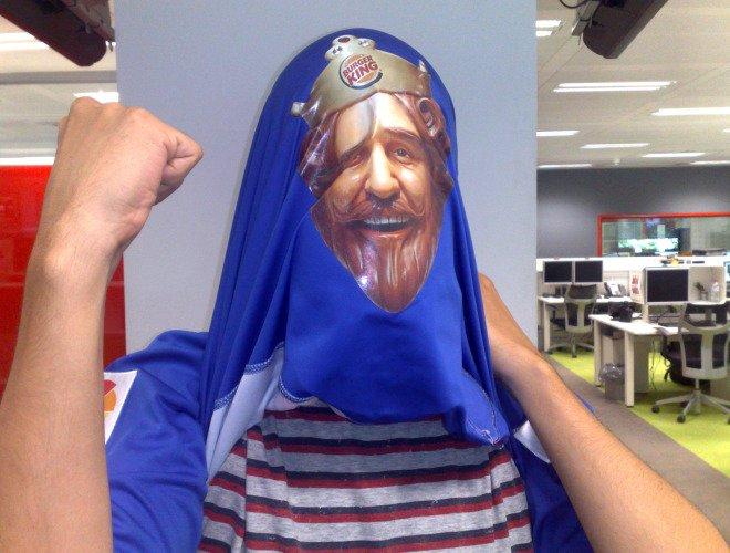 T-shirt pubblicitaria double-face