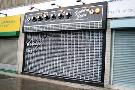 Il marketing del punto vendita The Guitar Store