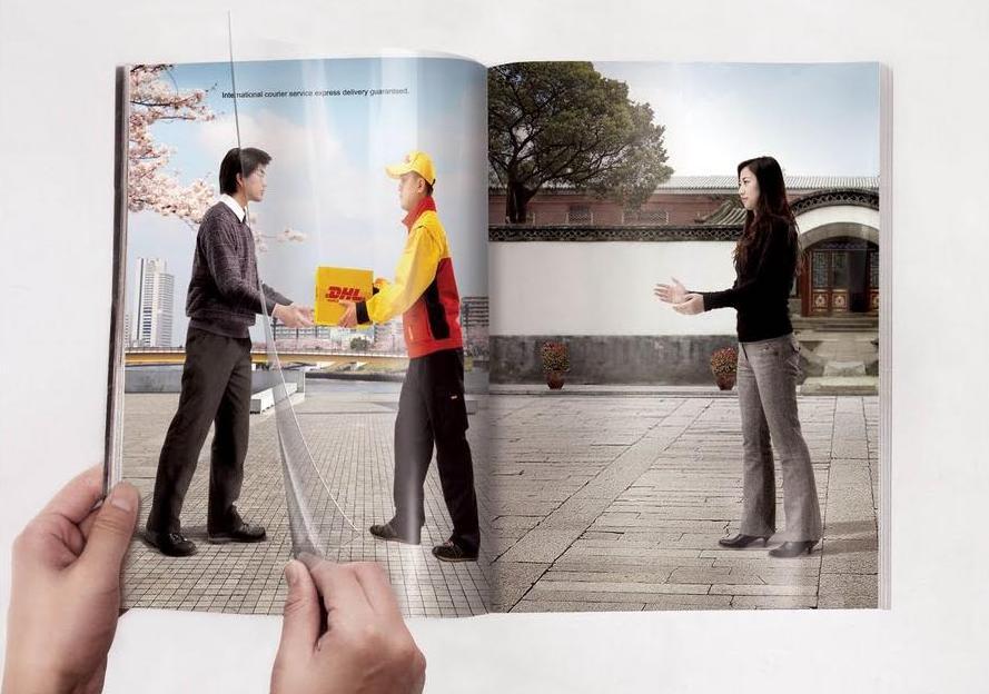 DHL - Turning Page mittente destinatario
