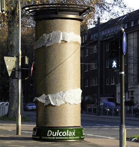 Column advertising
