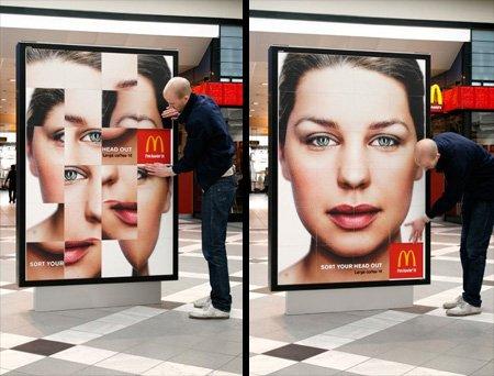 McDonald's e il billboard-puzzle
