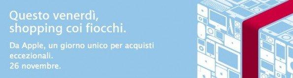 Invito del Black Friday della Apple 