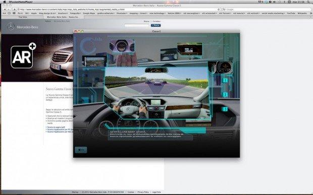 La nuova Mercedes Classe E in realtà aumentata