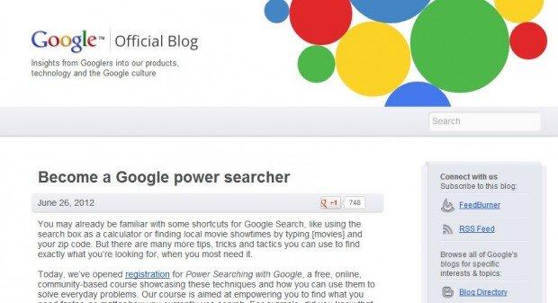 A scuola con il Professor Google – I corsi di Search Strategy