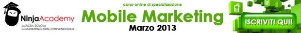 Corso Online Mobile Marketing
