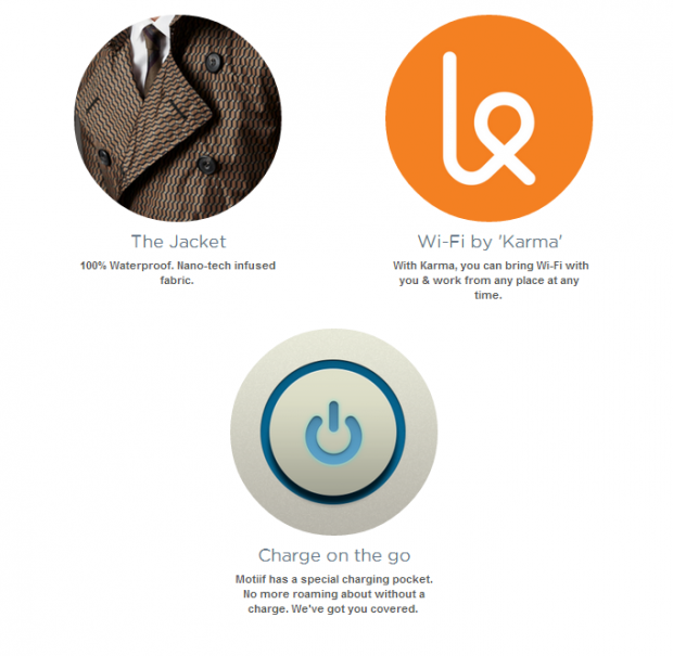 Motiif presenta “M”, il primo cappotto intelligente