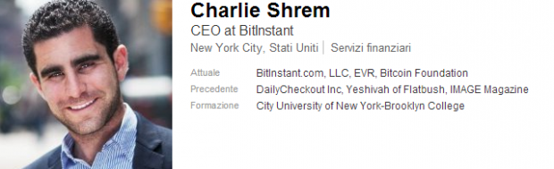 Arrestato Charlie Shrem, vicepresidente BitCoin Foundation