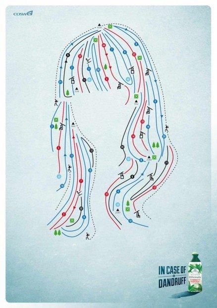 Angelica anti dandruff shampoo: Ski runs