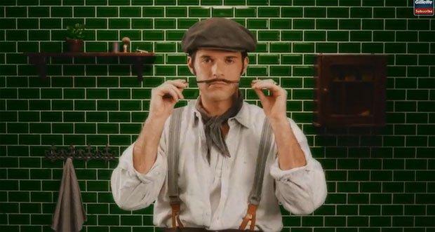 Gillette Body Razor, 100 anni di barba e capelli in stop motion