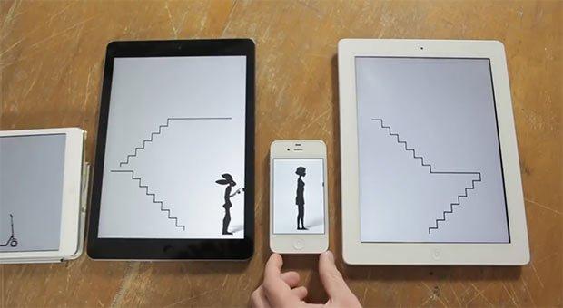 Un video musicale girato con gli schermi di 14 iPad e iPhone [VIDEO]