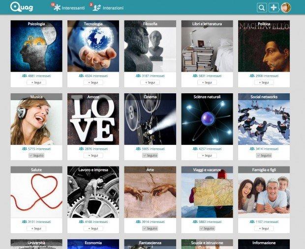 Mi interesso, dunque sono (su Quag)