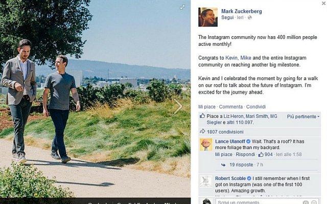 Novità social settimana