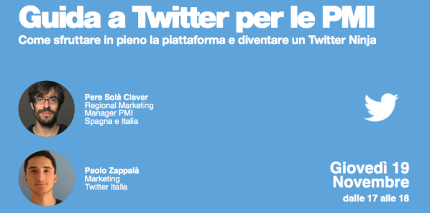 A lezione di Twitter da Twitter: segui il Ninja Talk gratuito dedicato alle PMI