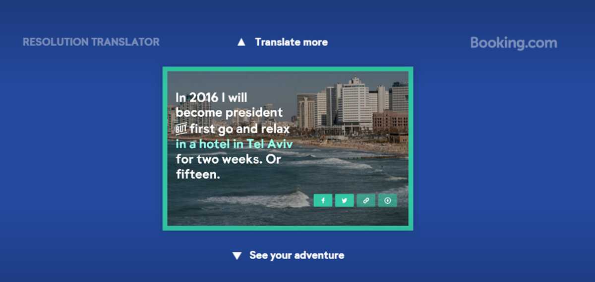 Best 2016 Ever: l'ultima campagna firmata Booking.com 