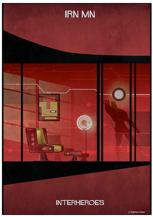 InterHeroes: le case dei supereroi secondo Federico Babina