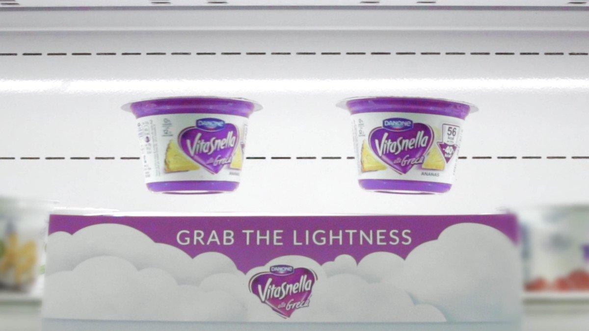 danone yoogurt light vasetti fluttuanti