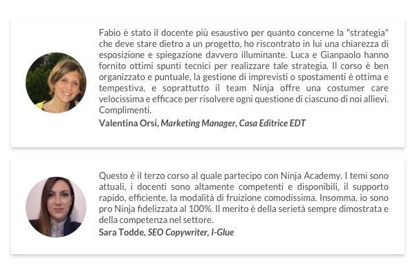 Corso SEM - testimonianze per dem