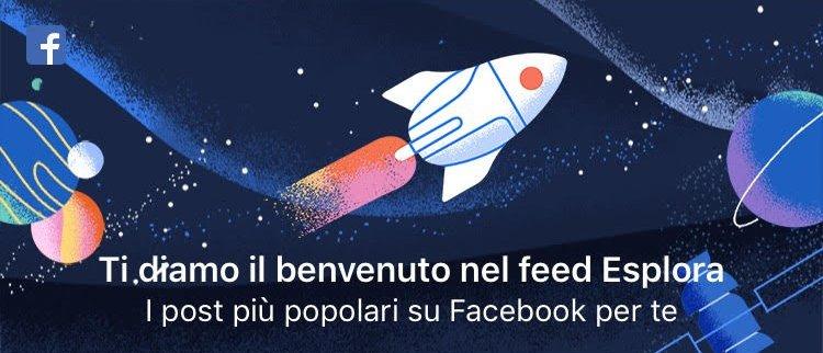 Facebook introduce il Feed esplora