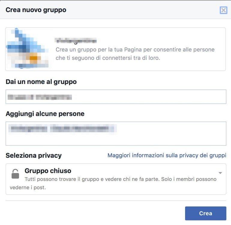 gruppi facebook