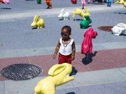 Sony Bravia Play-Doh: Conigli di plastilina invadono New York