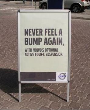 Ambient Volvo: ‘Never feel a bump again’