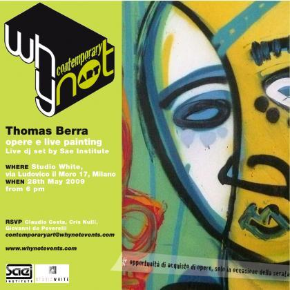 Why Not Contemporary Art: il 28 a Milano incontrate l'arte di Thomas Berra