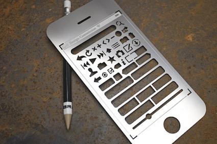 Stencil kit per dare forma al tuo IPhone!