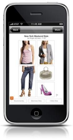 Gap lancia la nuova collezione con una campagna non convenzionale Gap Style Mixer iphone StyleMixer