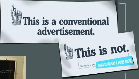 What is unconventional advertising?