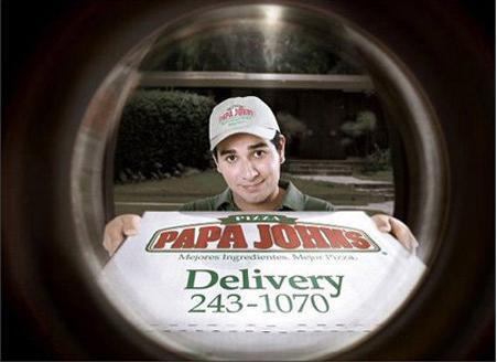 Ambient porta a porta per la pizzeria