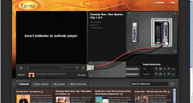 Widget e Gadegt a forma di batterie Energizer