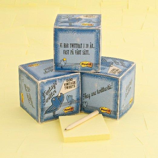 Post-It festeggia i suoi 30 anni in versione Vintage Twitter
