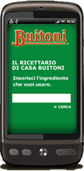 Come si vede il portale Buitoni da un iDevice