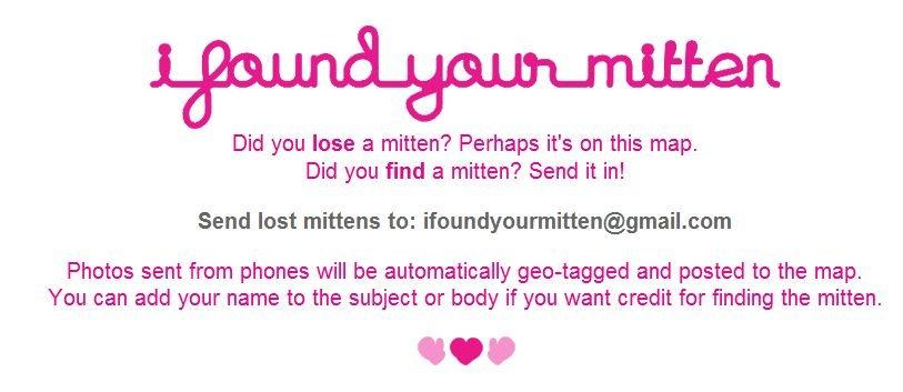 Homepage I Found Your Mitten