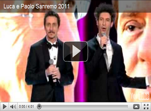 Ti sputtanerò! Luca e Paolo a Sanremo 2011 cantano il caso Ruby