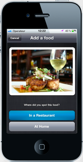 L'app FoodReporter