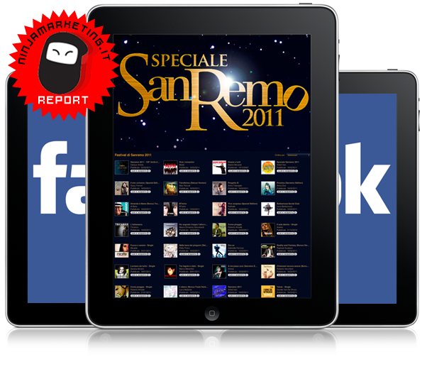 ninja marketing report sanremo facebook