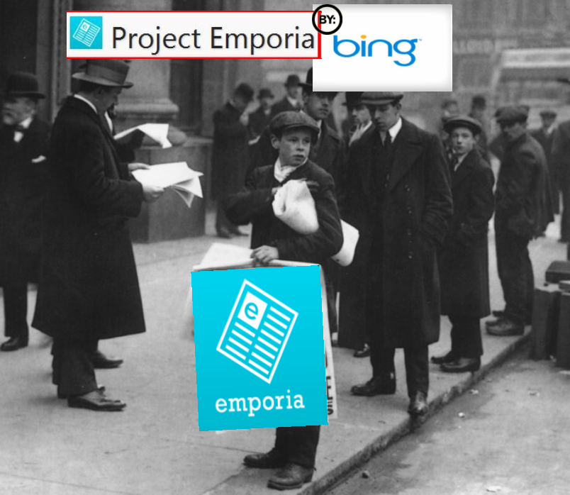 Bing lancia Emporia: le news diventano personalizzate