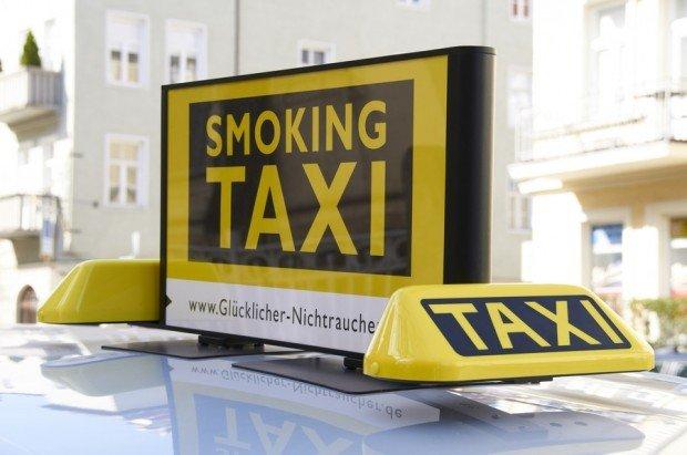 Fumare sul taxi? Si può, nella campagna anti-tabagismo
