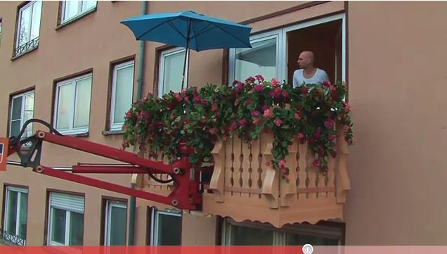 Voglia di un balconcino nuovo? Leo Burnett unisce pop-up ed ambient per Immobilien Scout 24