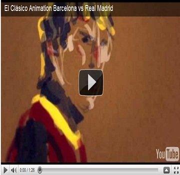Barcellona – Real Madrid diventa un’opera d’arte animata