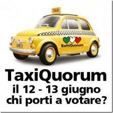 Come andare a votare? Ecco Taxi Quorum [REFERENDUM]