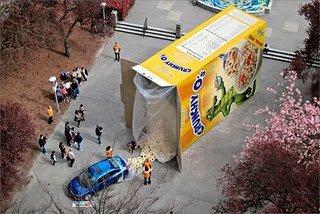 Honda e il premio nei cereali a grandezza naturale