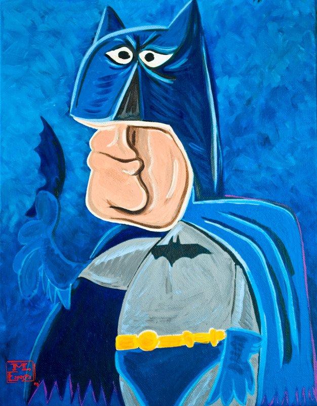 Ritratti comics in stile Picasso: Supereroi al cubo