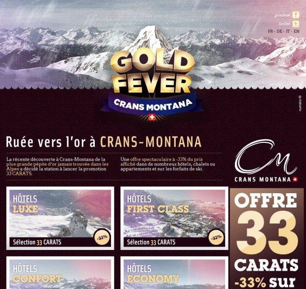 L'oro a Crans-Montana, tra marketing turistico e guerrilla [CASE STUDY]