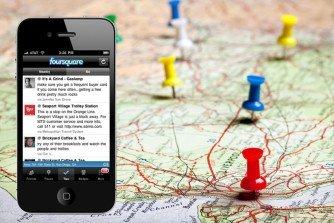 Foursquare ci regala un'istantanea dei Check-In Americani!