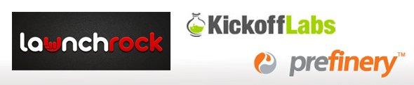 LaunchRock, Kickofflabs, Prefinery